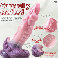 9.05in Fantasy Silicone Large Monster Anal Dildo For Anus Clit Sex