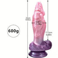 9.05in Fantasy Silicone Large Monster Anal Dildo For Anus Clit Sex