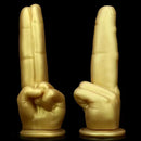 9.05in Finger Silicone Dildo Fantasy Cock For Female Manual Masturbation