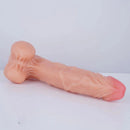 9.05in Flesh Real Feeling Skin Big Dildo Adult Sex Toy For Women Men