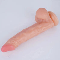 9.05in Flesh Real Feeling Skin Big Dildo Adult Sex Toy For Women Men