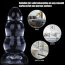 9.05in Giant TPE Beads Transparent Jelly Soft Big Female Dildo