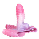 9.05in Hollow Spiked Uncut Strap on Dildo Silicone Dildo For Anus Sex
