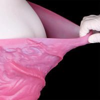 9.05in Hollow Spiked Uncut Strap on Dildo Silicone Dildo For Anus Sex