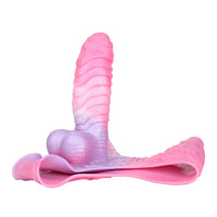 9.05in Hollow Spiked Uncut Strap on Dildo Silicone Dildo For Anus Sex