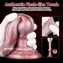 9.05in Inflatable Detachable Dual Layer Dildo High Elasticity Expansion Cock