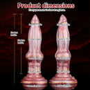 9.05in Inflatable Detachable Dual Layer Dildo High Elasticity Expansion Cock