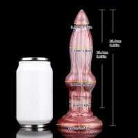 9.05in Inflatable Detachable Dual Layer Dildo High Elasticity Expansion Cock