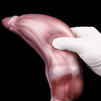 9.05in Inflatable Detachable Dual Layer Dildo High Elasticity Expansion Cock