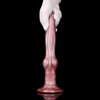 9.05in Inflatable Detachable Dual Layer Dildo High Elasticity Expansion Cock