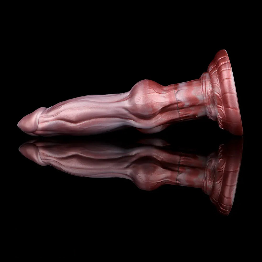9.05in Inflatable Detachable Dual Layer Dildo High Elasticity Expansion Cock