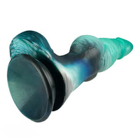 9.05in Inflatable Fantasy Monster Knot Silicone Dildo Personal Pleasure