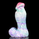 9.05in Large Testis Design Thick Silicone Soft G-Spot Anal Dildo