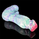 9.05in Large Testis Design Thick Silicone Soft G-Spot Anal Dildo