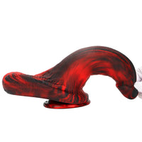 9.05in Large Thick Silicone Soft Mixed Color Dildo For Women Men