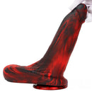 9.05in Large Thick Silicone Soft Mixed Color Dildo For Women Men