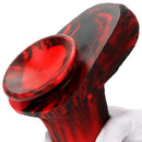9.05in Large Thick Silicone Soft Mixed Color Dildo For Women Men