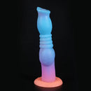 9.05in Luminous Dog Knot Silicone Big Dildo Adult Pleasure Product