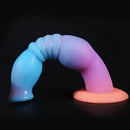 9.05in Luminous Dog Knot Silicone Big Dildo Adult Pleasure Product