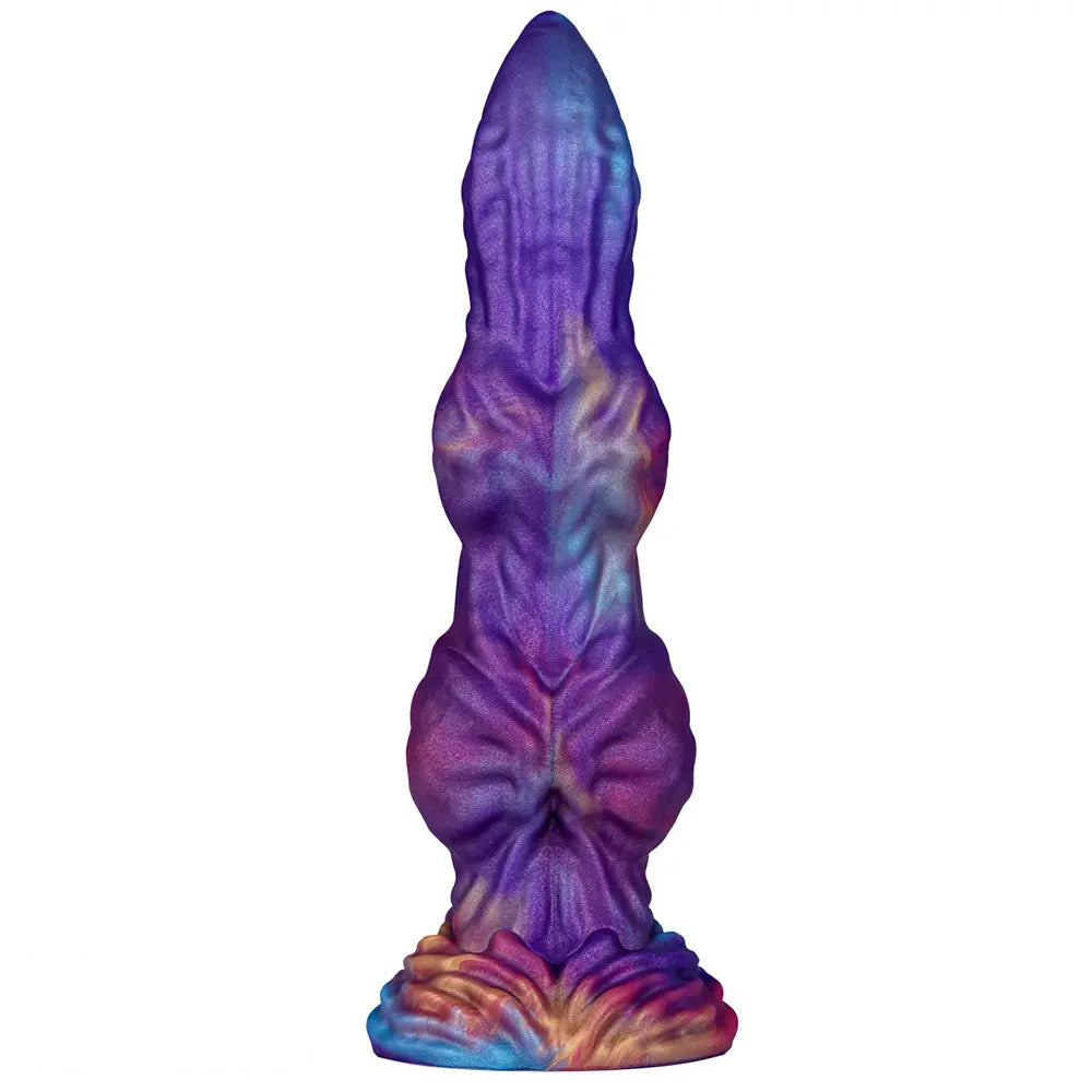 9.05in Monster Knot Silicone Big Dildo Couple Sex Game Texture Toy