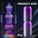 9.05in Monster Knot Silicone Big Dildo Couple Sex Game Texture Toy