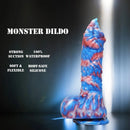9.05in Monster Silicone Non-Realistic Fantasy Penis Dildo Female Sex Toy