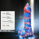 9.05in Monster Silicone Non-Realistic Fantasy Penis Dildo Female Sex Toy