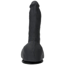 9.05in Premium Large Silicone Soft Mixed Color Dildo For Anus Vagina