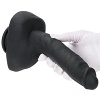 9.05in Premium Large Silicone Soft Mixed Color Dildo For Anus Vagina