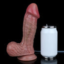 9.05in Real Skin Ejaculating Strap on Dildo For Beginners Advanced Users