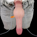 9.05in Realistic Inflatable Cumming Dildo Silicone Massage Dildo For Sensitivity