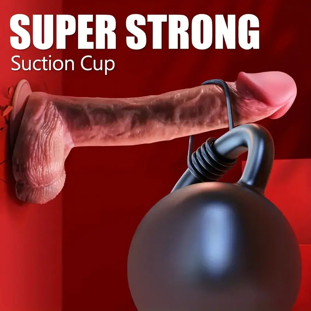 9.05in Realistic Silicone Soft Unisex Big Dildo For Anal Masturbator