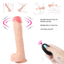 9.05in Rotation 10 Modes Vibrating USB Charging PVC Dildo