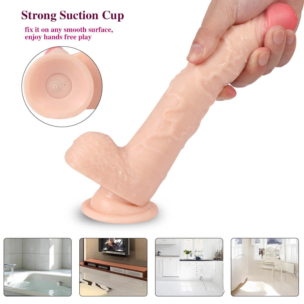 9.05in Rotation 10 Modes Vibrating USB Charging PVC Dildo
