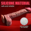 9.05in Soft Vibrating Thrusting Heating Big Lifelike Feeling Auto Dildo