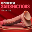 9.05in Soft Vibrating Thrusting Heating Big Lifelike Feeling Auto Dildo