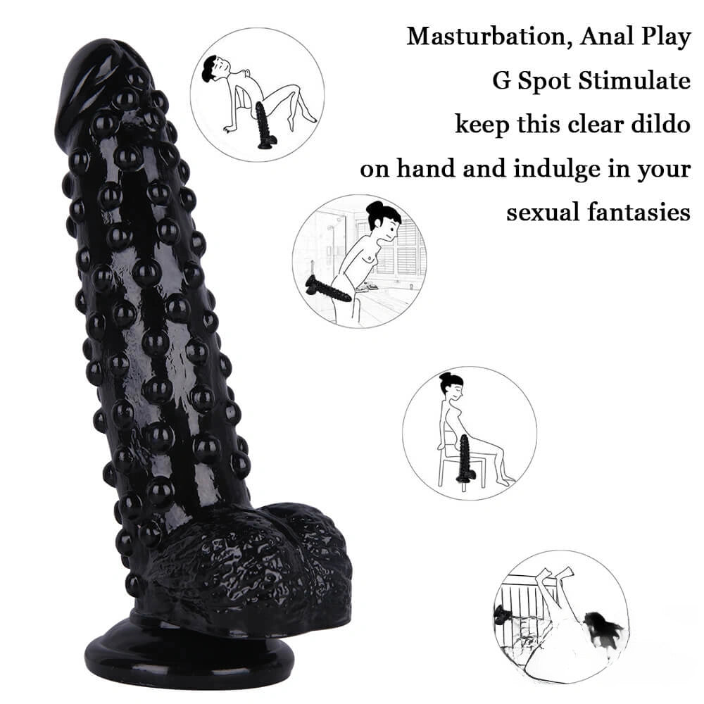 9.05in Spiked Dildo For Anus Sex Orgasm Female Sex Toy