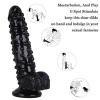 9.05in Spiked Dildo For Anus Sex Orgasm Female Sex Toy