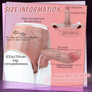 9.05in Squirting Dildo Panty Silicone Strap-on Dildo Solid Lesbian Dildo