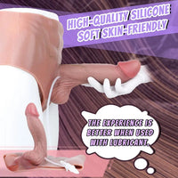 9.05in Squirting Dildo Panty Silicone Strap-on Dildo Solid Lesbian Dildo
