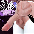 9.05in Squirting Dildo Panty Silicone Strap-on Dildo Solid Lesbian Dildo