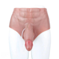 9.05in Squirting Dildo Panty Silicone Strap-on Dildo Solid Lesbian Dildo