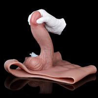 9.05in Squirting Dildo Panty Silicone Strap-on Dildo Solid Lesbian Dildo