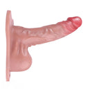 9.05in Strap on Large Hollow Silicone Cock Cage Dildo For Chastity Control