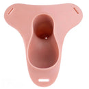 9.05in Strap on Large Hollow Silicone Cock Cage Dildo For Chastity Control