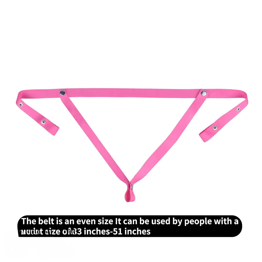 9.05in Strap on Large Hollow Silicone Cock Cage Dildo For Chastity Control