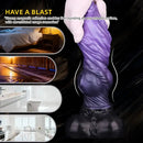9.05in Tentacle Knot Silicone Dual Density Monster Dildo G Spot Stimulator
