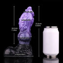 9.05in Tentacle Knot Silicone Dual Density Monster Dildo G Spot Stimulator