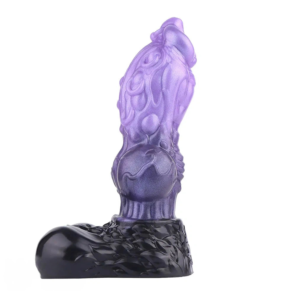 9.05in Tentacle Knot Silicone Dual Density Monster Dildo G Spot Stimulator