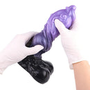 9.05in Tentacle Knot Silicone Dual Density Monster Dildo G Spot Stimulator